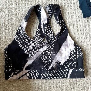 lululemon athletica Black and White Sports Bra